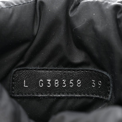 Chanel Nylon Suede Womens Short Boots 39 Black 8 of 9