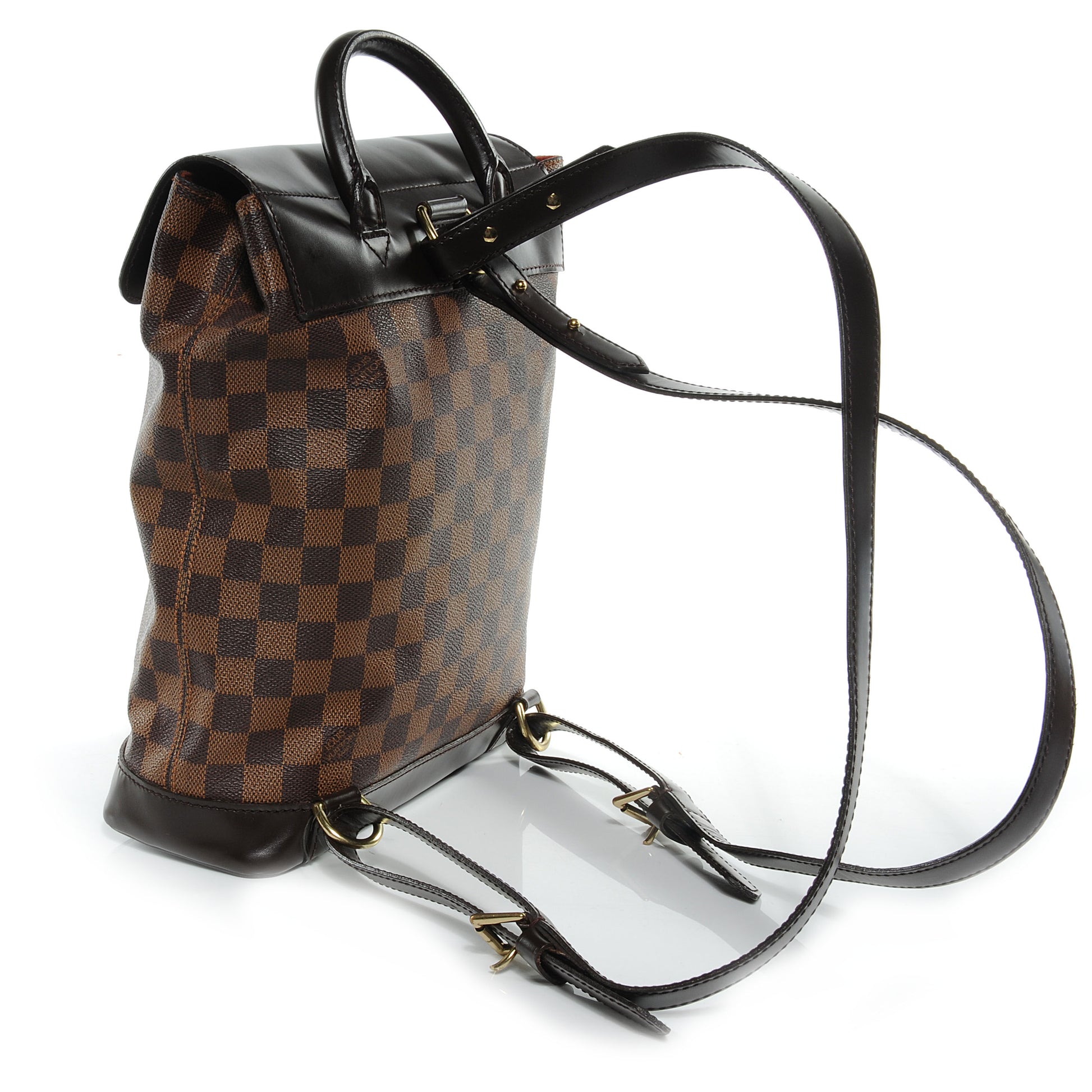 Louis Vuitton Damier Ebene Soho Backpack 3 of 7