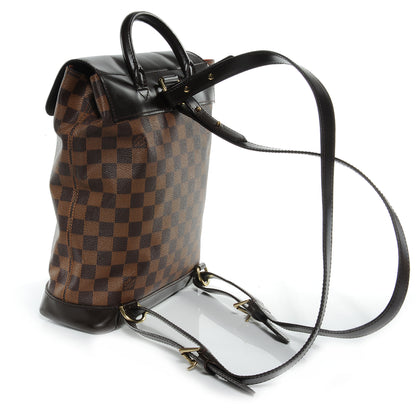 Louis Vuitton Damier Ebene Soho Backpack 3 of 7