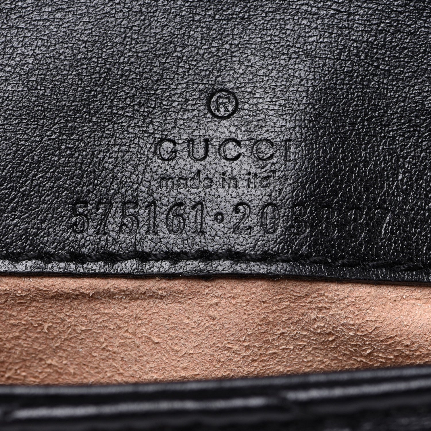 Gucci Calfskin Matelasse GG Marmont 2.0 Coin Purse On A Chain Black 6 of 7