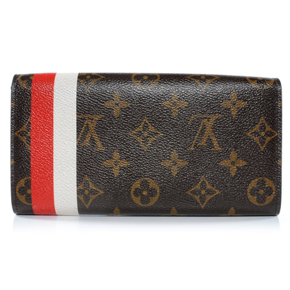 Louis Vuitton Monogram Groom Sarah Wallet Red 3 of 6