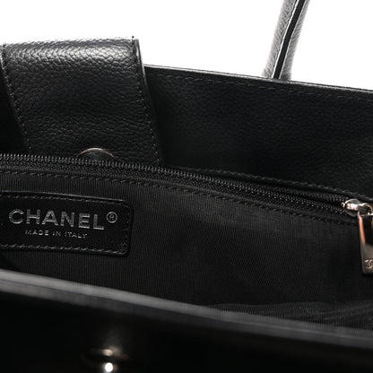 Chanel Calfskin Cerf Executive Shopper Tote Black 7 of 11
