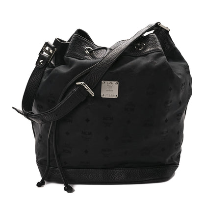 MCM Nylon Monogram Bucket Black 1 of 10