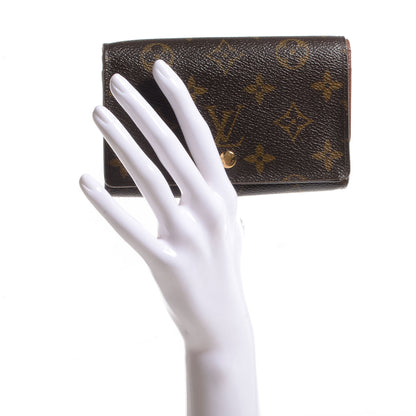 Louis Vuitton Monogram Porte-Monnaie Tresor Wallet 2 of 7