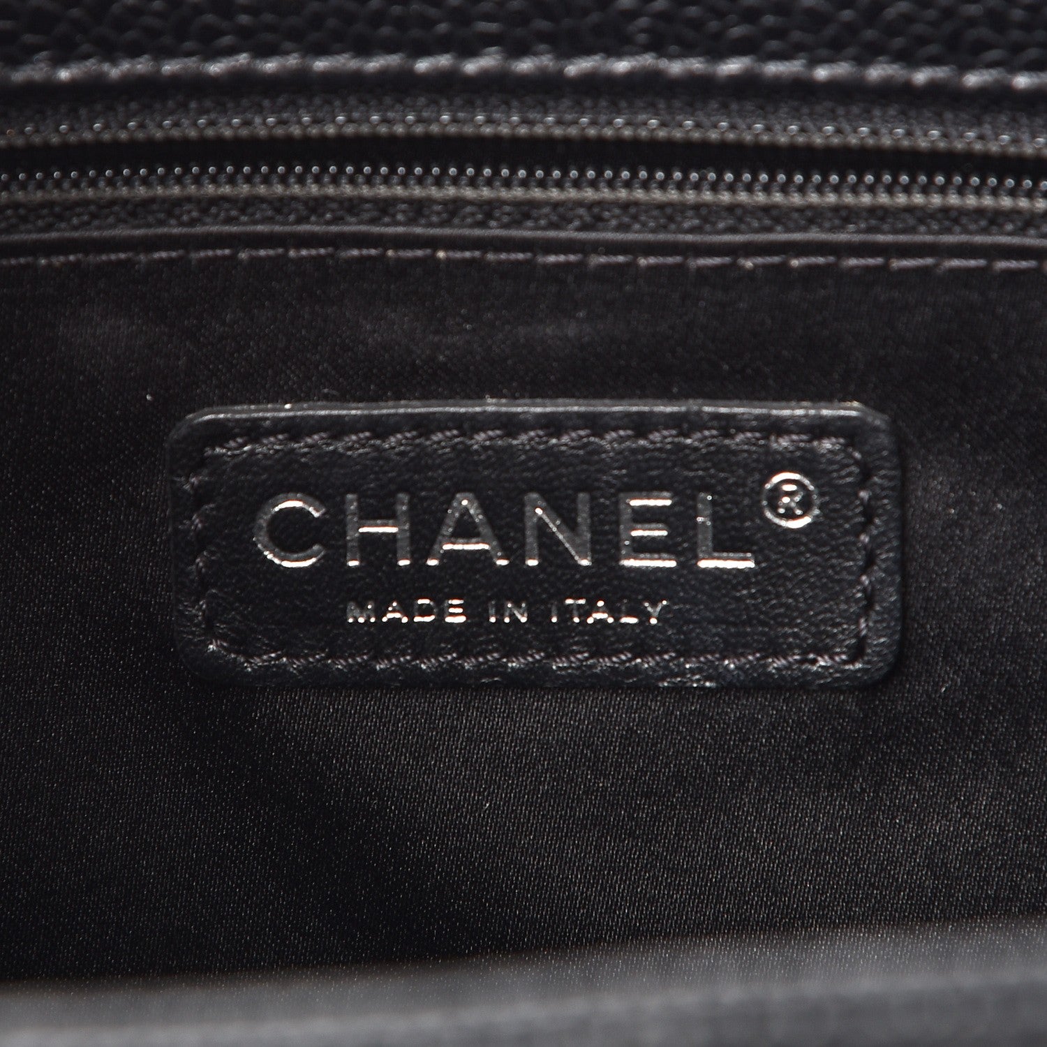 Chanel Caviar Quilted Grand Shopping Tote GST Black 6 of 8