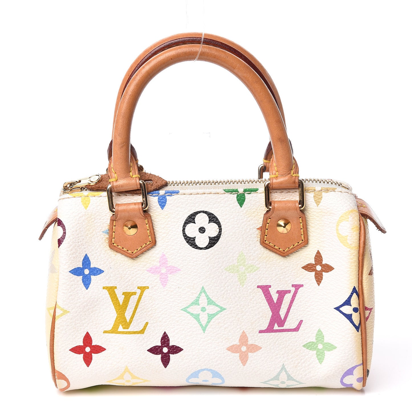 Monogram Multicolor Mini Sac HL Speedy White