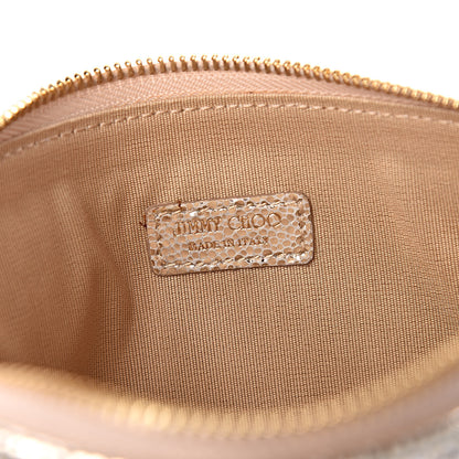 Jimmy Choo Glitter Fabric Shoulder Bag Champagne 6 of 10