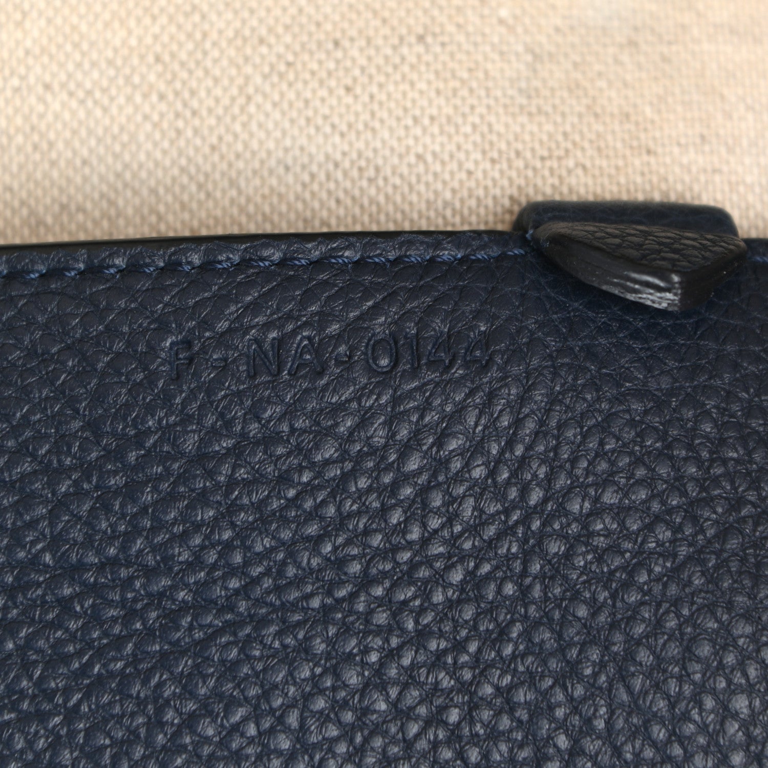 Celine Soft Grained Calfskin Medium Belt Cabas Phantom Deep Blue 7 of 12