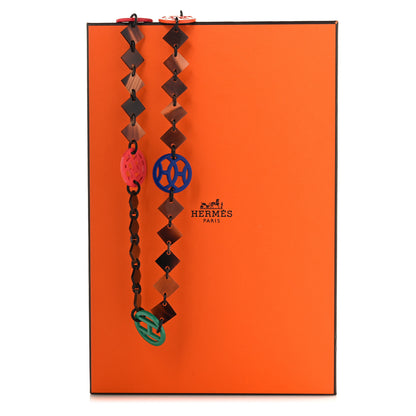 Hermes Buffalo Horn Lacquer Deva Necklace 5 of 5