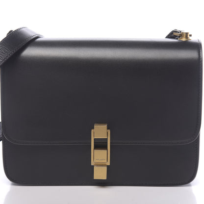 Saint Laurent Smooth Calfskin Carre Satchel Black 8 of 10