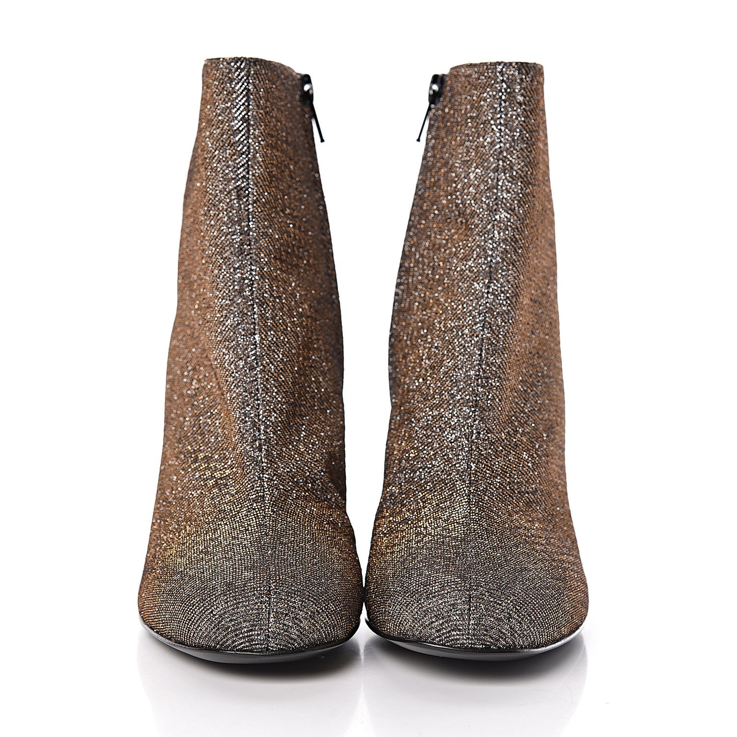 Glitter Babies Zip Boots 36.5 Black Gold