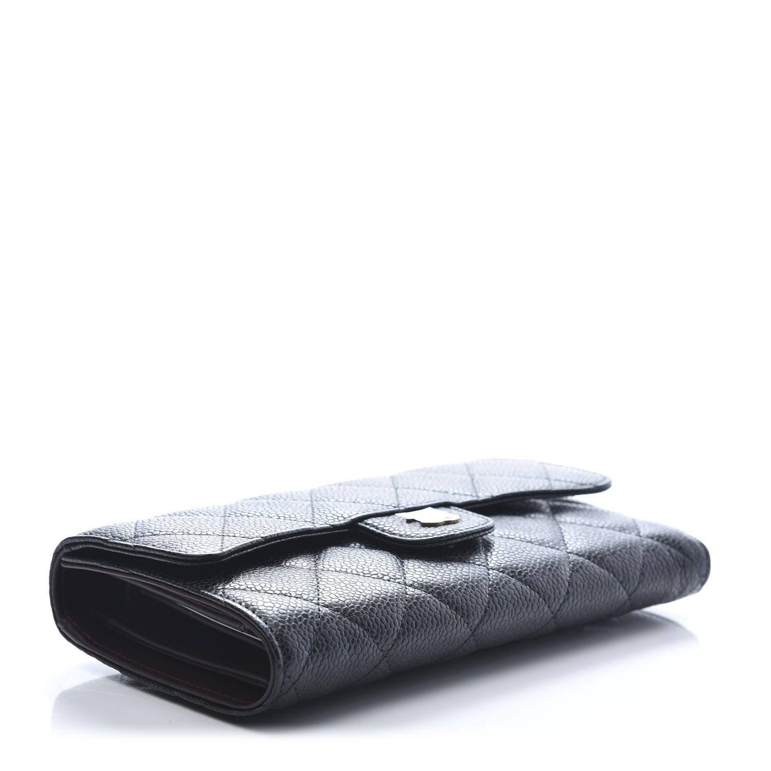 Chanel Caviar Quilted Large Flap Wallet Black 5 of 11