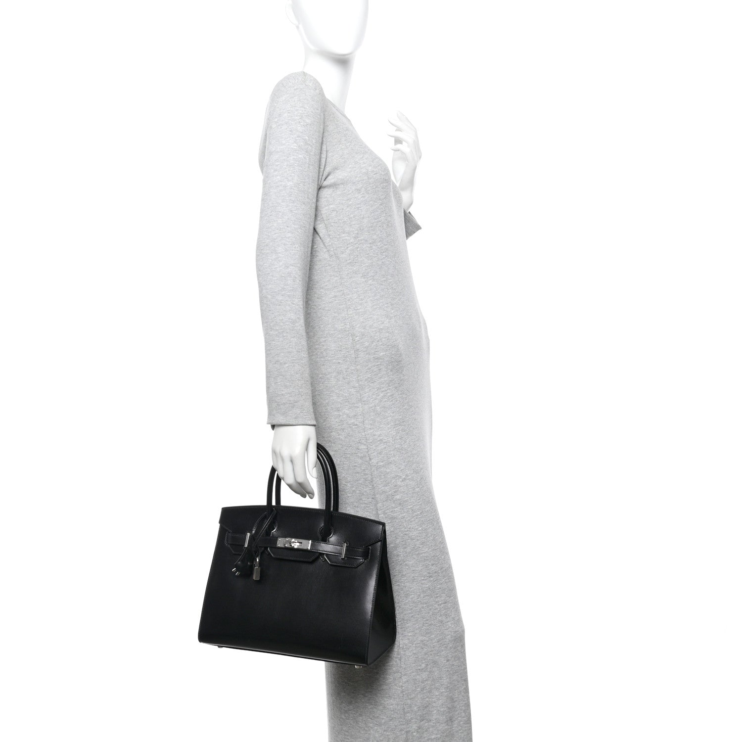 Hermes Box Birkin Sellier 30 Black 2 of 12