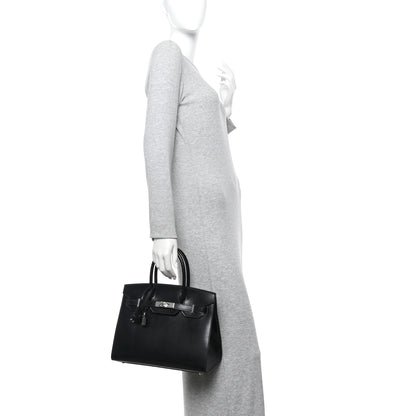 Hermes Box Birkin Sellier 30 Black 2 of 12