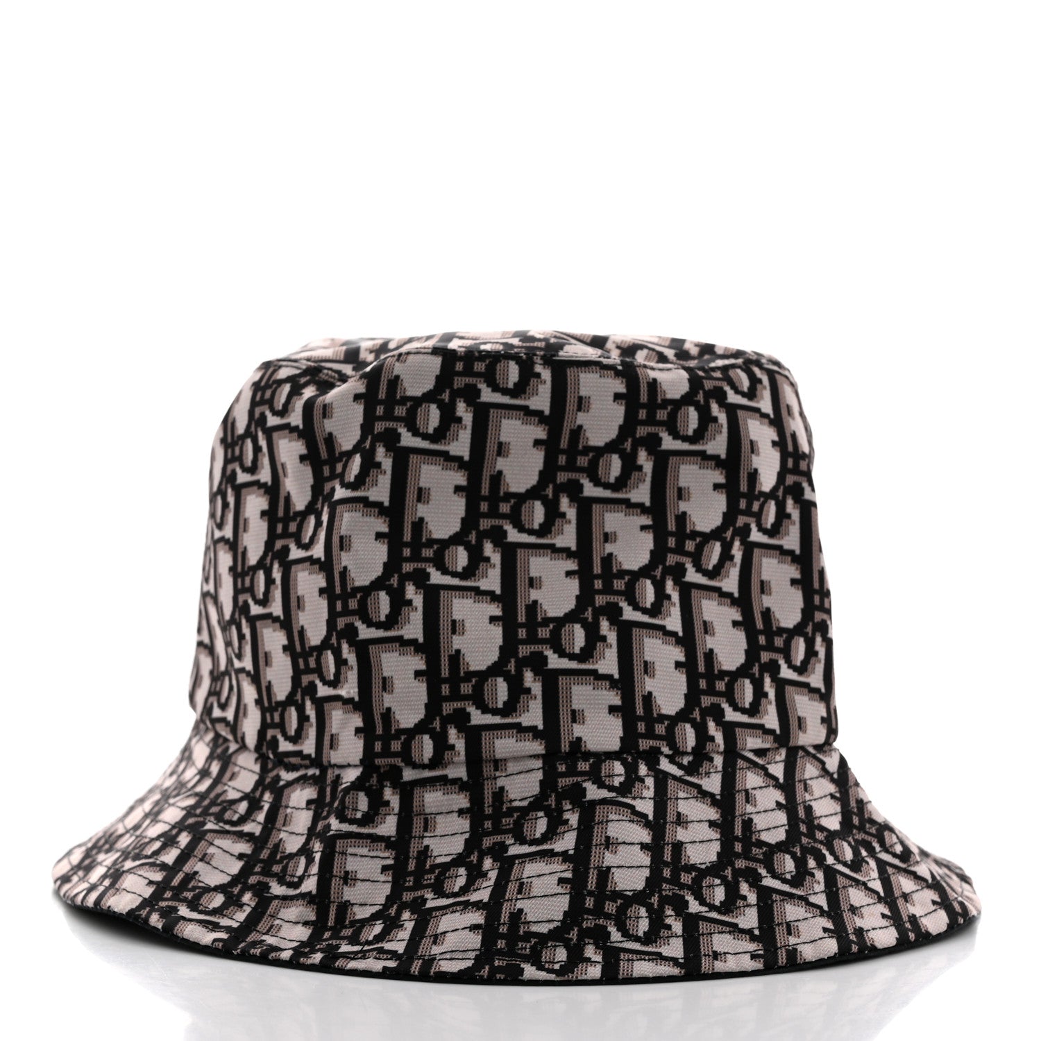 Christian Dior Oblique Reversible Teddy-D Brim Bucket Hat Beige 3 of 16
