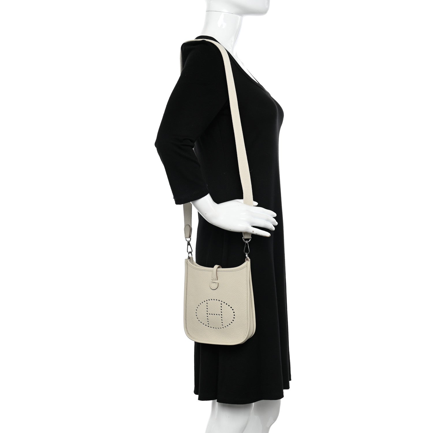 Hermes Taurillon Clemence Amazone Evelyne TPM Beton 2 of 11