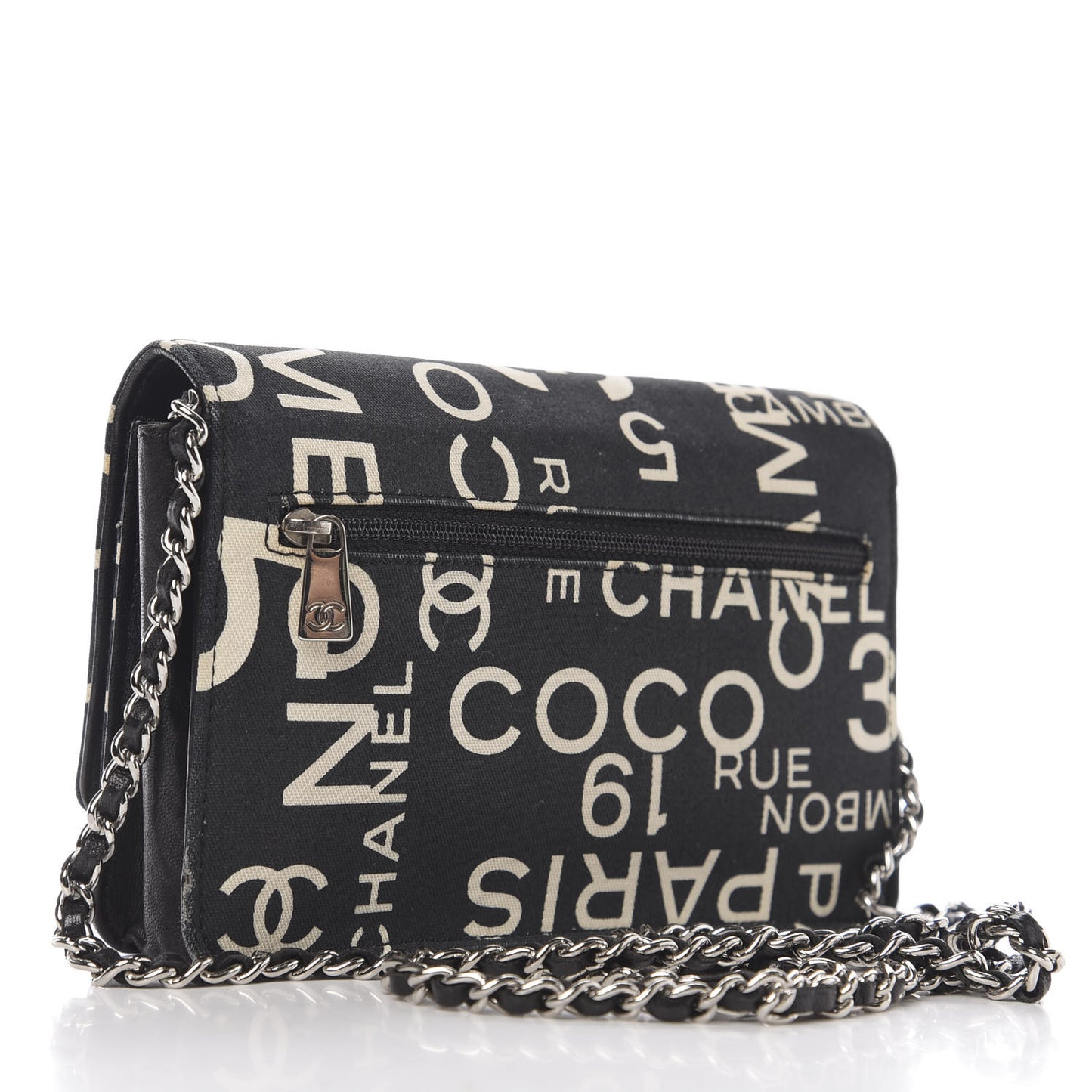 Denim Coco Wallet On Chain WOC Black