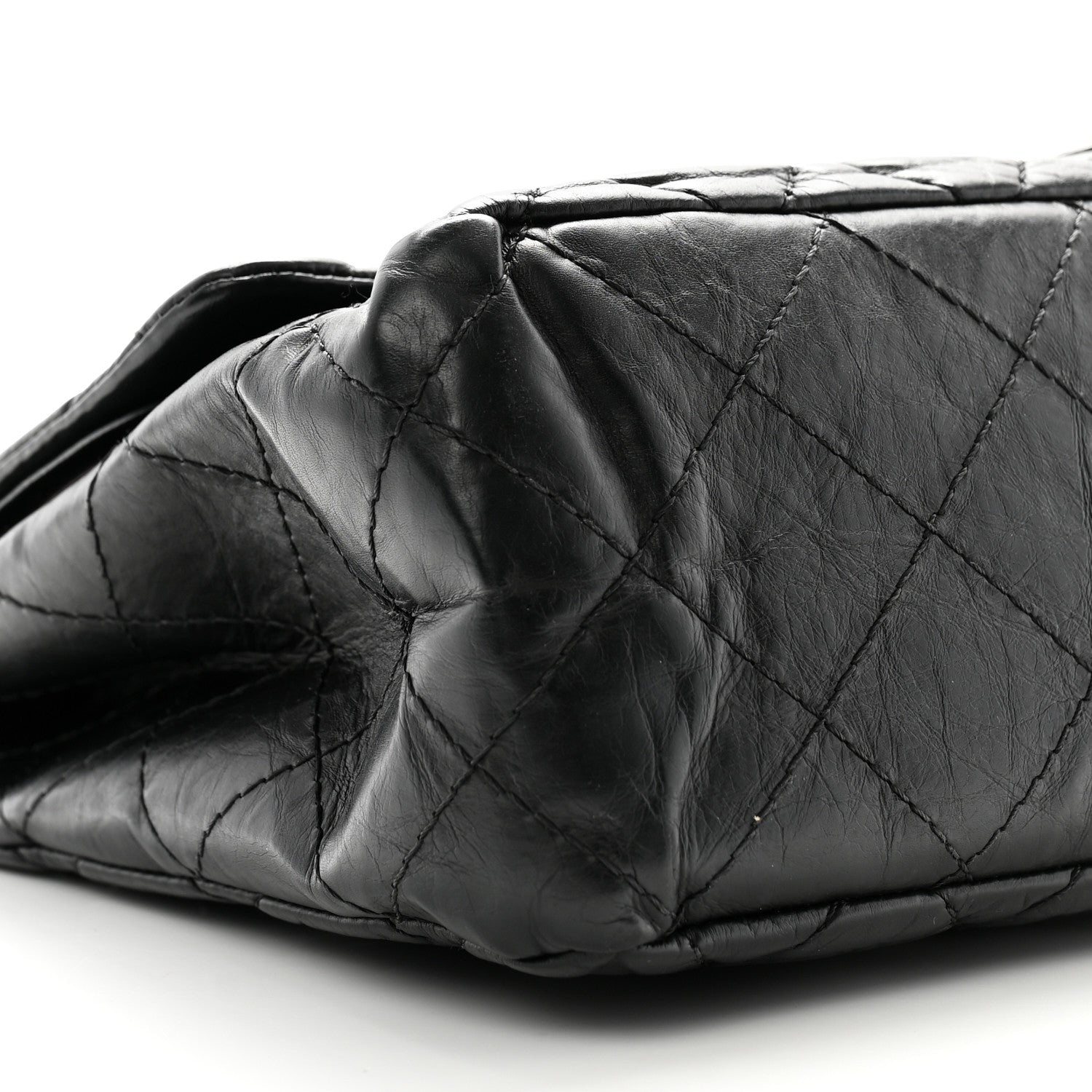 Chanel Aged Calfskin Quilted 2.55 Reissue 227 Flap Black 9 of 13
