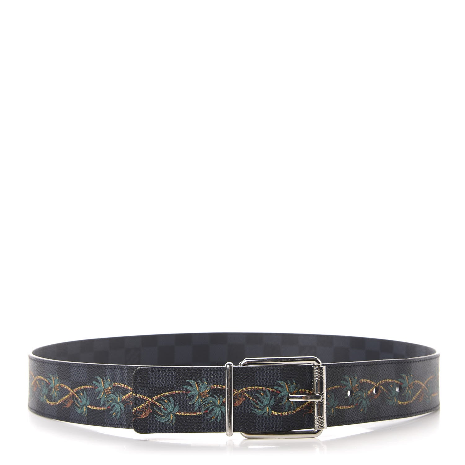 Louis Vuitton Damier Cobalt Jungle 40mm Reversible Belt 85 34 3 of 8