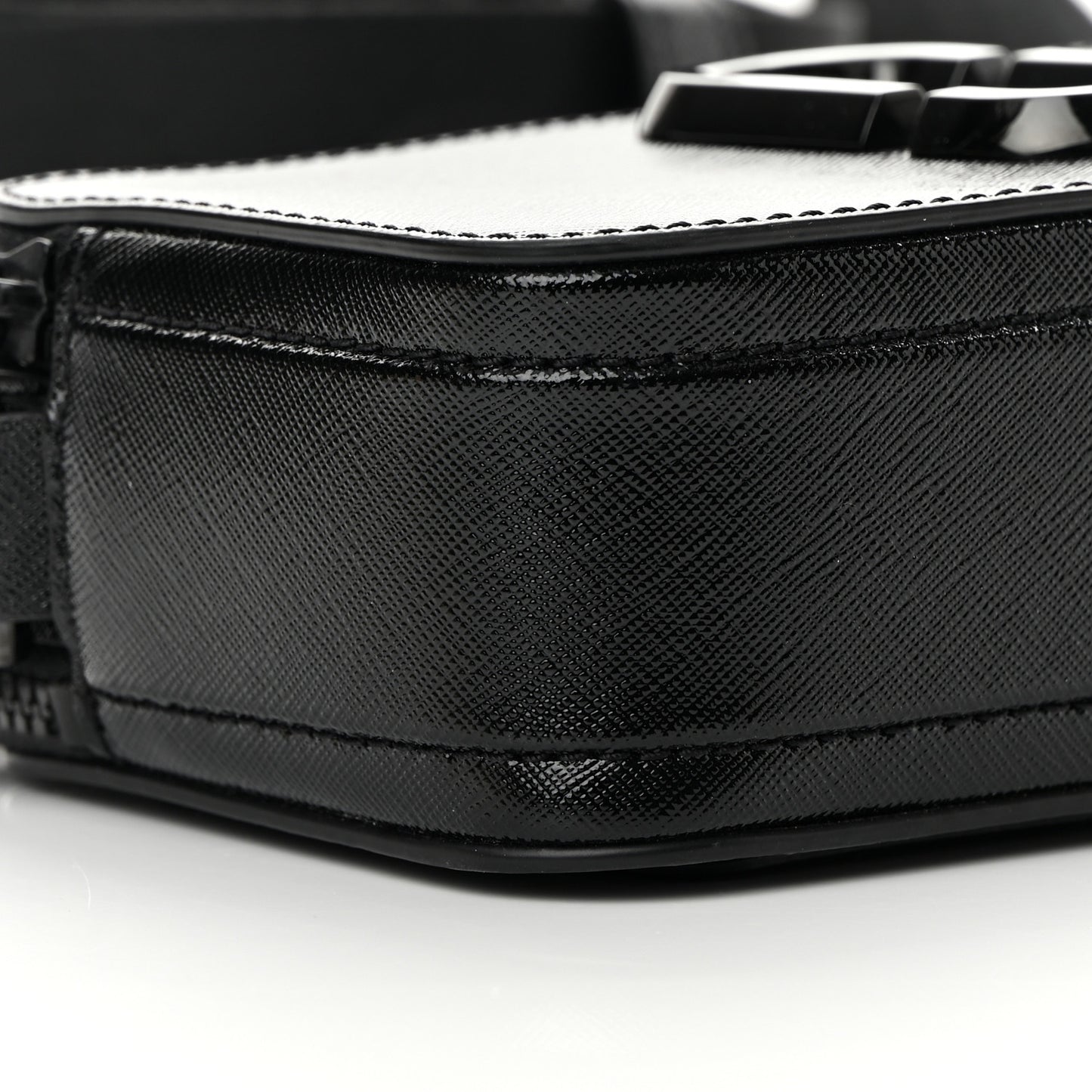 Saffiano Snapshot Camera Bag Black