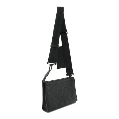 Louis Vuitton Calfskin Monogram Shadow Gaston Wearable Wallet 3 of 10
