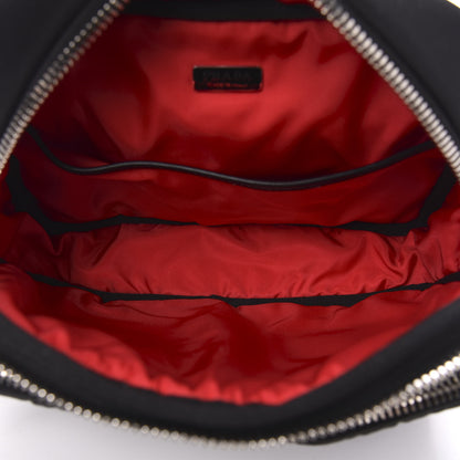 Prada Tessuto Nylon Pocket Top Handle Cargo Bag Black Fuoco 4 of 8