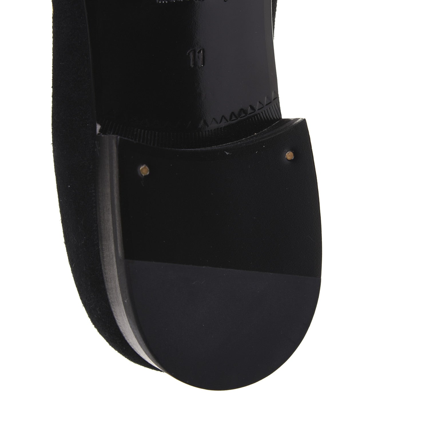 Gucci Suede Dragon Embroidered Mens Loafers 11 Black 12 of 17