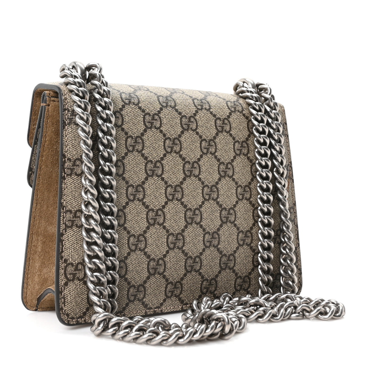 Gucci GG Supreme Monogram Mini Dionysus Shoulder Bag Taupe 2 of 10
