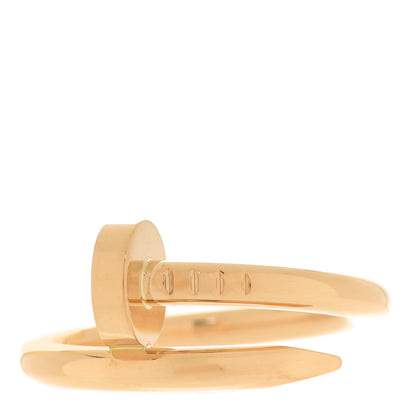 Cartier 18K Yellow Gold Small Juste Un Clou Ring 53 6.25 1 of 5
