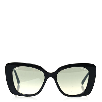 Chanel Acetate Strass Square Sunglasses 5422-B Black 2 of 8