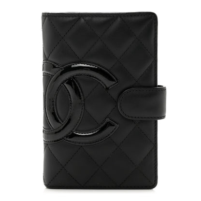 Chanel Calfskin Cambon Zipped Pocket Wallet Black 1 of 8