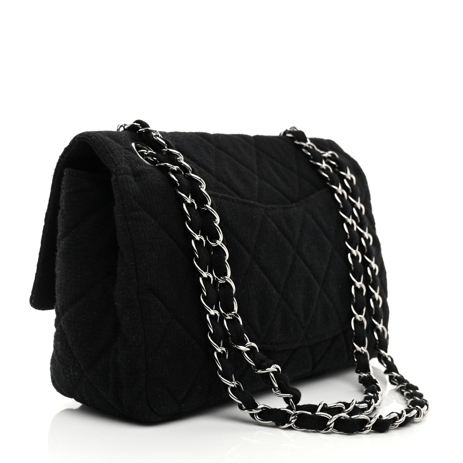 Chanel Fabric Quilted Le Marais Flap Black 3 of 10
