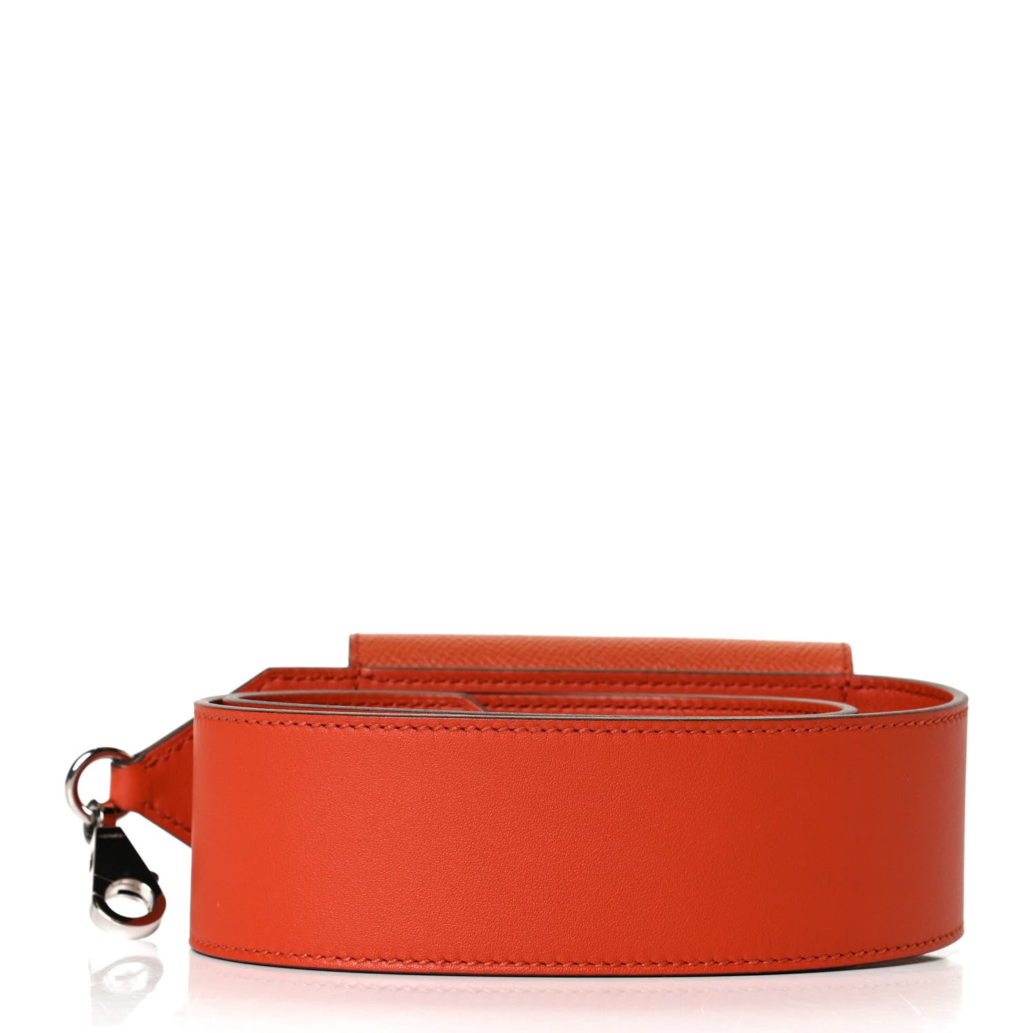 Hermes Swift Epsom Pocket Kelly Shoulder Strap Orange 2 of 6
