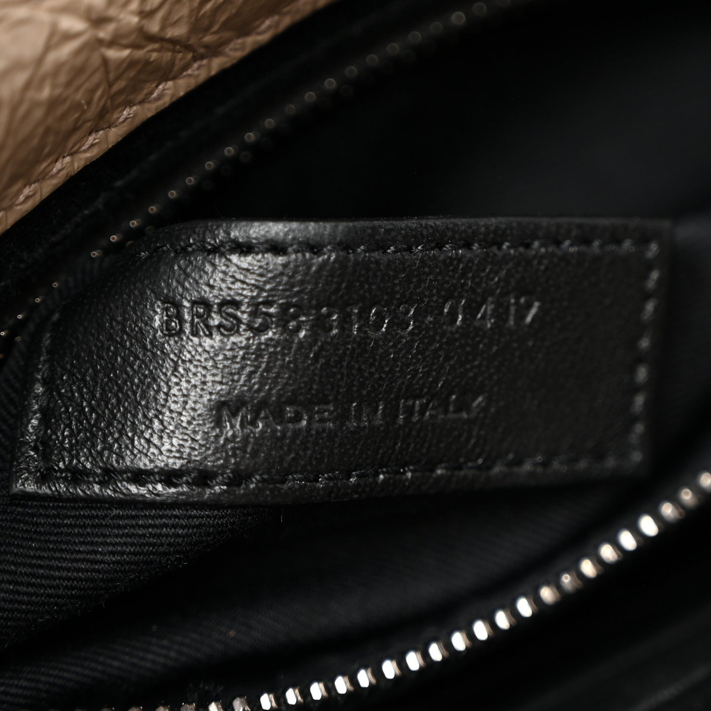 Crinkled Calfskin Matelasse Monogram Niki Chain Wallet Dusty Grey