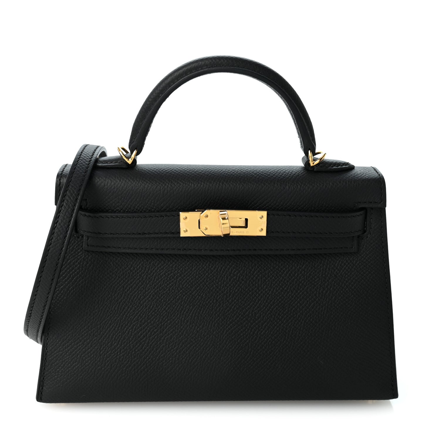 Epsom Mini Kelly Sellier 20 Black