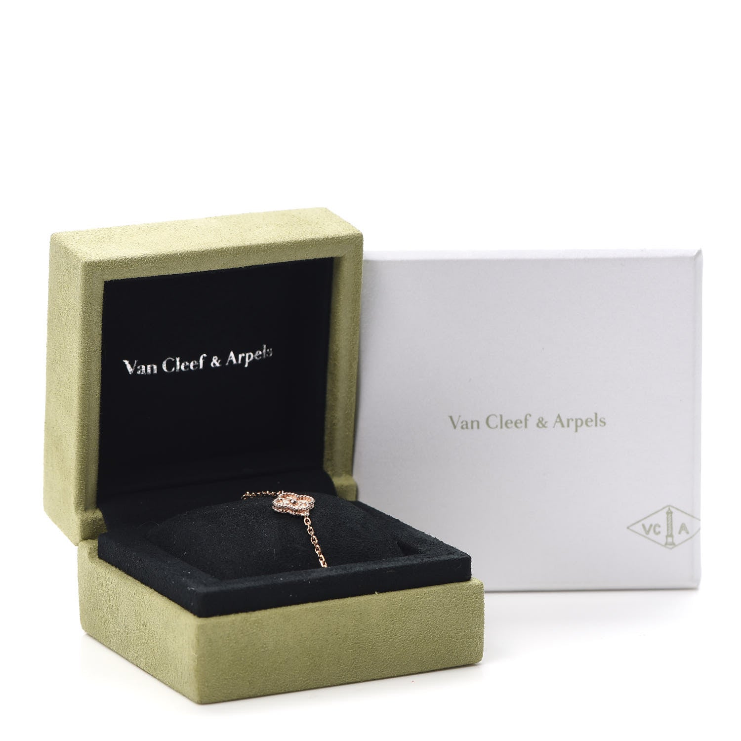 Van Cleef & Arpels 18K Rose Gold 6 Motifs Sweet Alhambra Bracelet 7 of 7