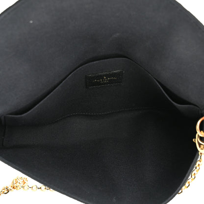 Louis Vuitton Empreinte Pochette Felicie Chain Wallet Black 6 of 10