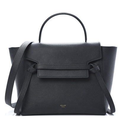 Celine Grained Calfskin Micro Belt Bag Black 1 of 14