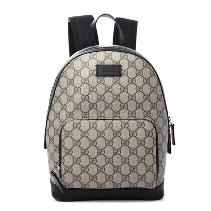 Gucci GG Supreme Monogram Small Eden Day Backpack Black 1 of 10