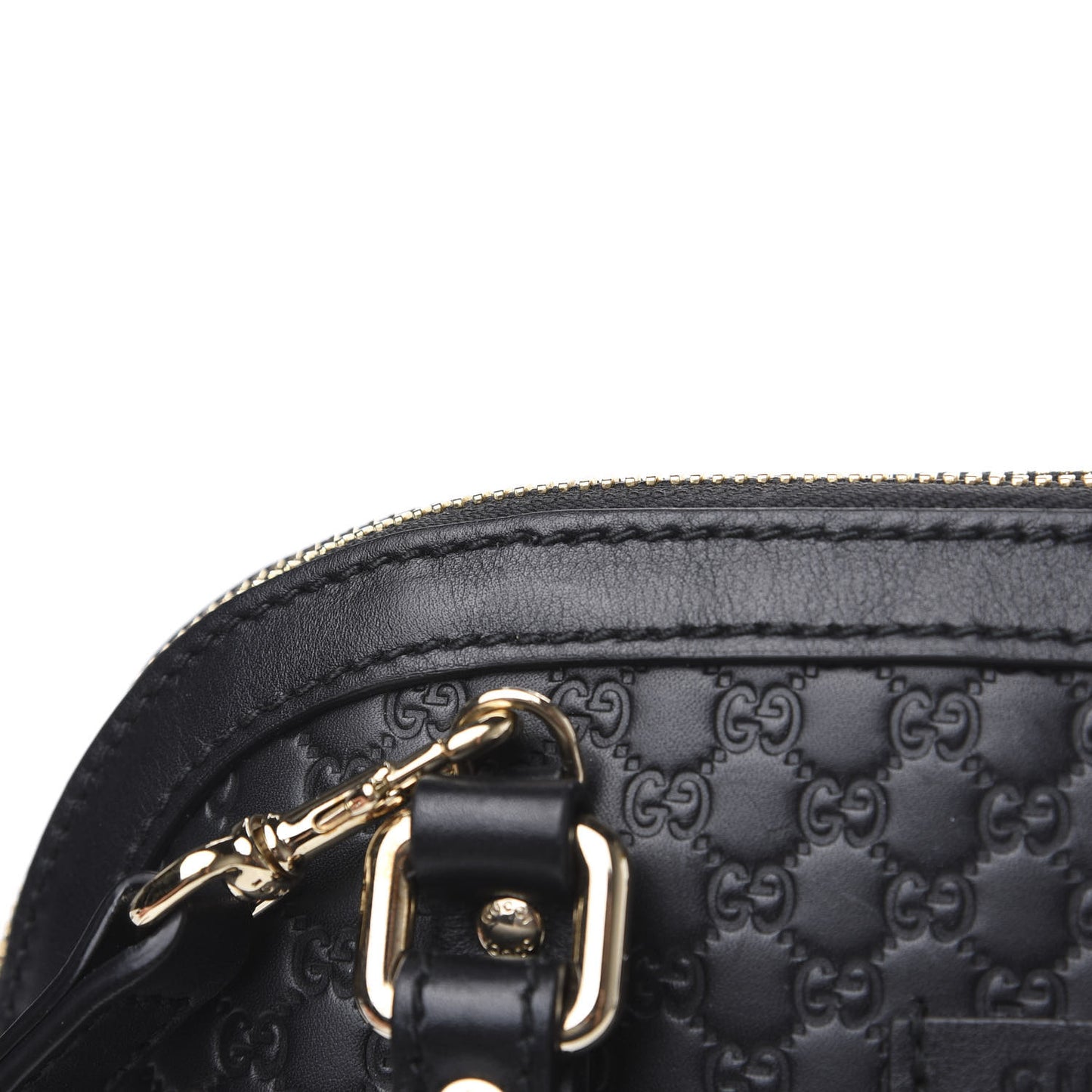 Microguccissima Mini Dome Bag Black