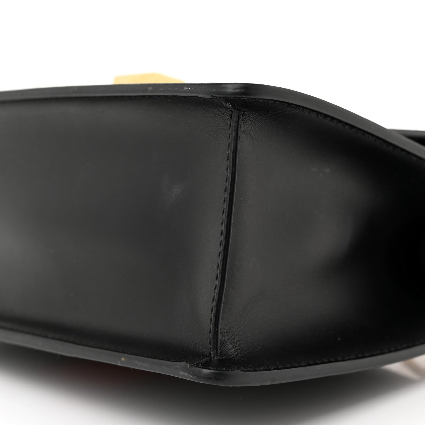 Calfskin Mini Sylvie Top Handle Bag Black