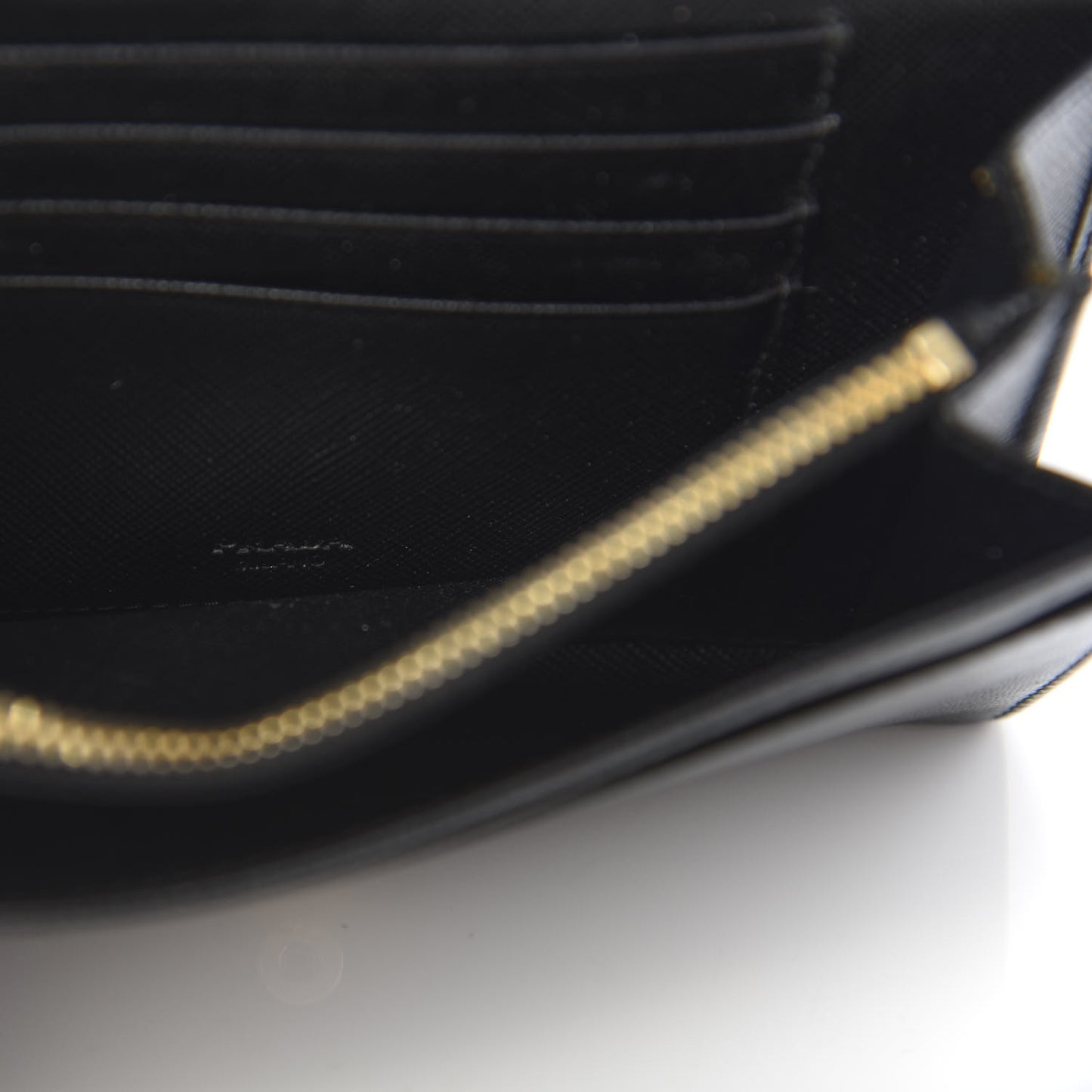 Saffiano Metal Wristlet Black