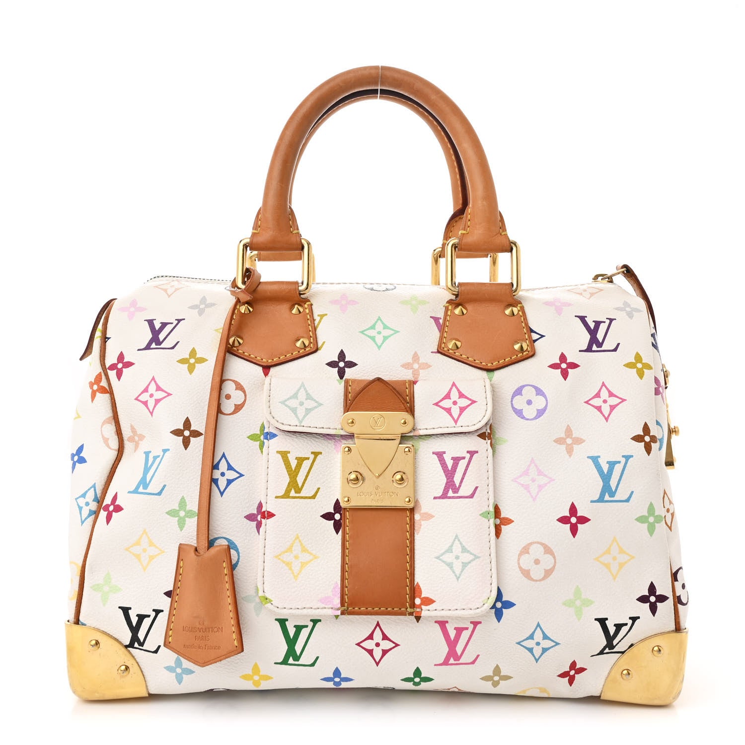 Louis Vuitton Monogram Multicolor Speedy 30 White 1 of 10