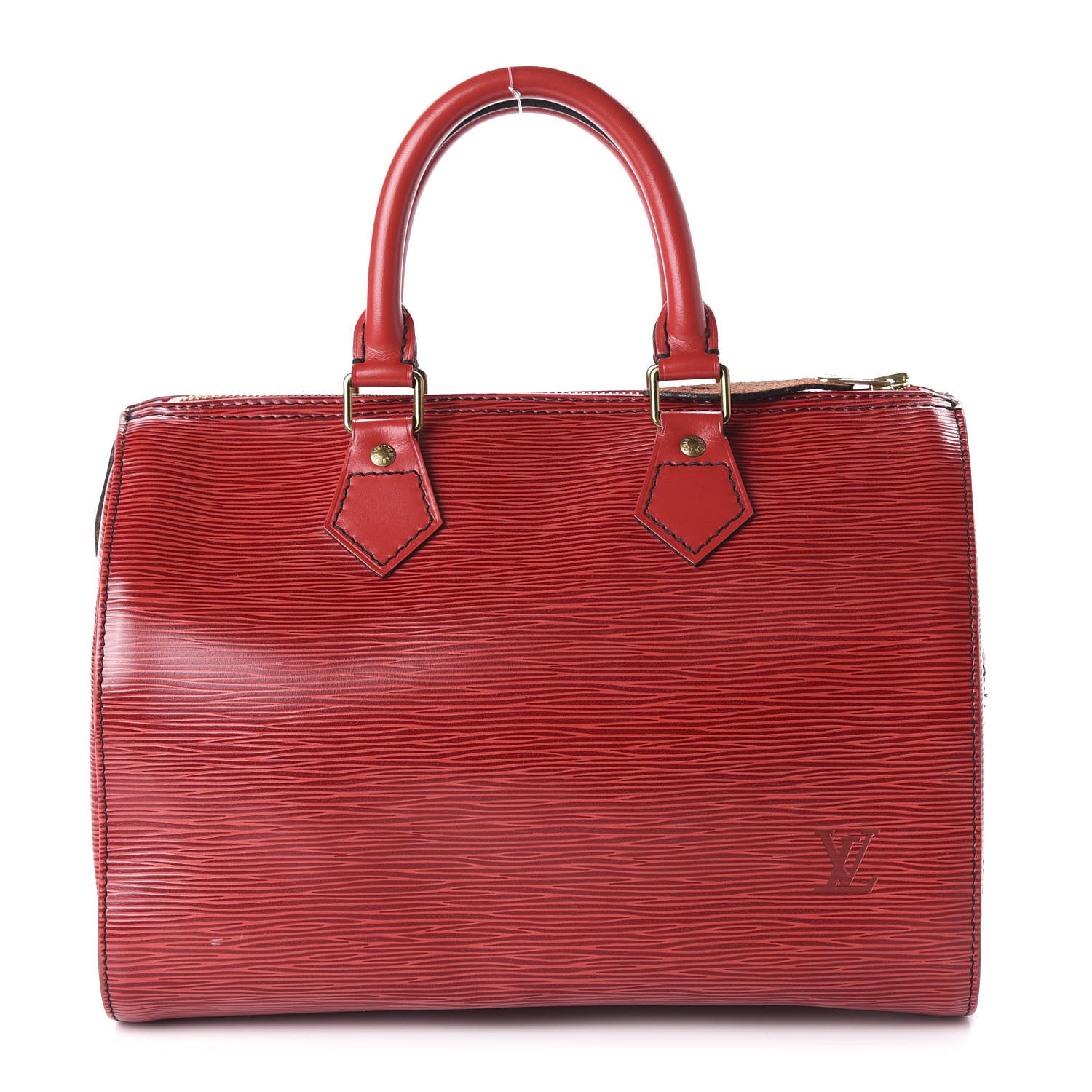 Louis Vuitton Epi Speedy 25 Castillan Red 1 of 10