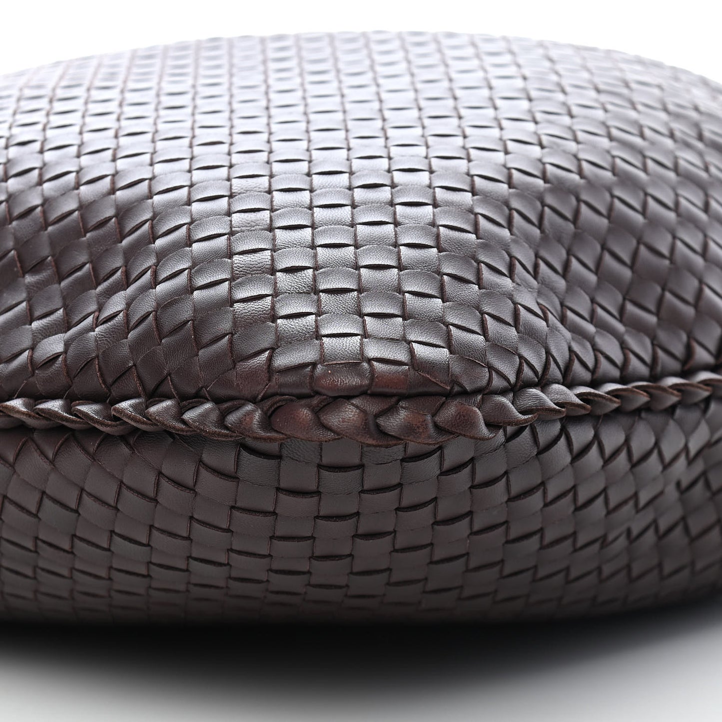 Nappa Intrecciato Large Veneta Hobo Ebano
