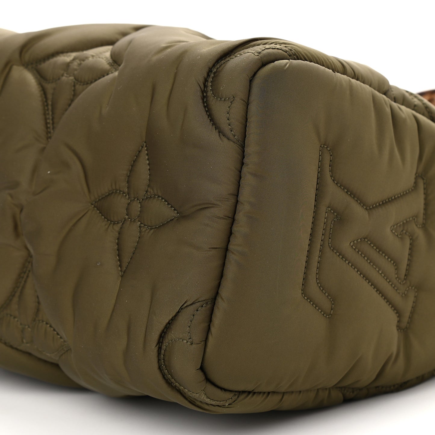 Econyl Mini Monogram Pillow Speedy Bandouliere 25 Khaki