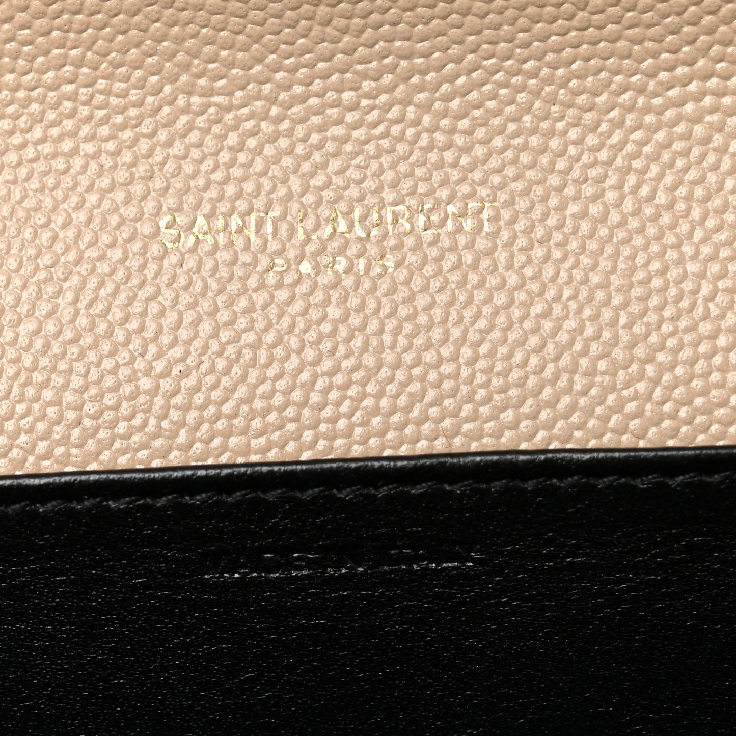 Grain De Poudre Monogram Uptown Chain Wallet Dark Beige