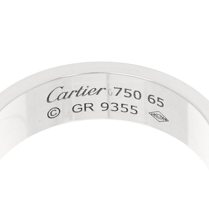 Cartier 18K White Gold 5.5mm LOVE Ring 65 11 4 of 4
