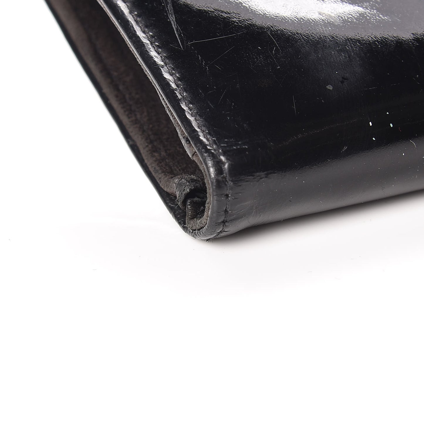 Patent Timeless CC French Wallet Black