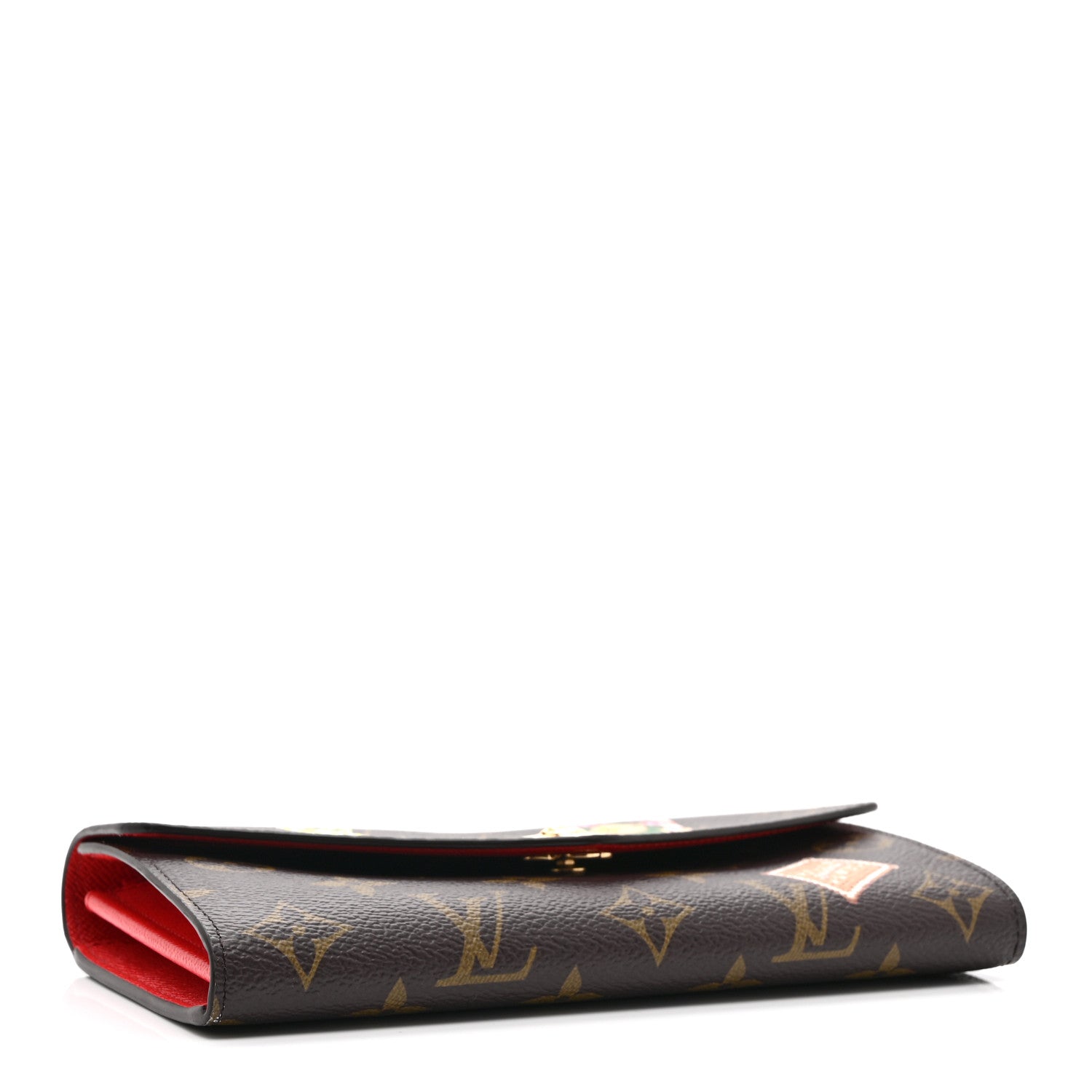 Louis Vuitton Monogram Candy Factory Sarah Wallet Candy Red 4 of 8